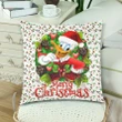 Donald Merry Christmas Custom Zippered Pillow Cases 18"x 18" (Twin Sides) (Set of 2)