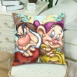 Grumpy & Dopey Custom Zippered Pillow Cases 18"x 18" (Twin Sides) (Set of 2)