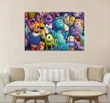 Monters Canvas Wall Art