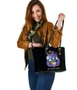 DN My Happy Place Leather Tote Bag