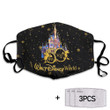 WDW 50th Anniversary Face Cloth Face Masks