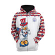 DS 4th of July Unisex Pullover/ Zip-up Hoodie