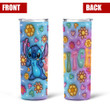 ST Flower - 3D Inflated Skinny Tumbler