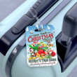 Farm Christmas Luggage Tags