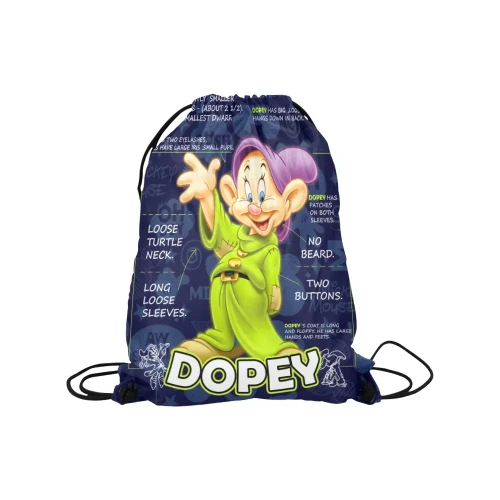 Dopey -Medium Drawstring Bag