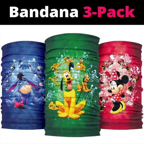 Plu - MN- Ey Christmas Bandana 3pcs/Pack