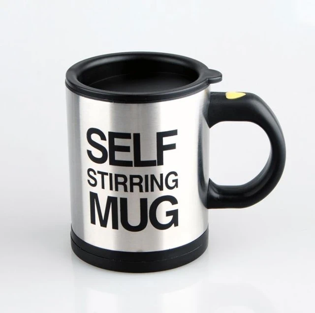 Stainless Steel  Self Stirring Mug for Travel Office Home