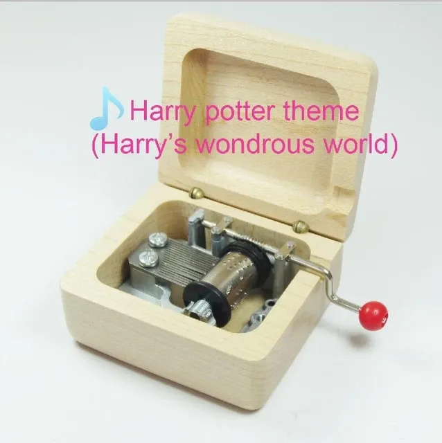 Handmade Wooden harry potter music box