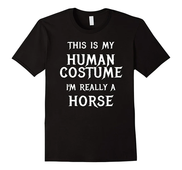 Easy Funny Horse Halloween Costume Shirt