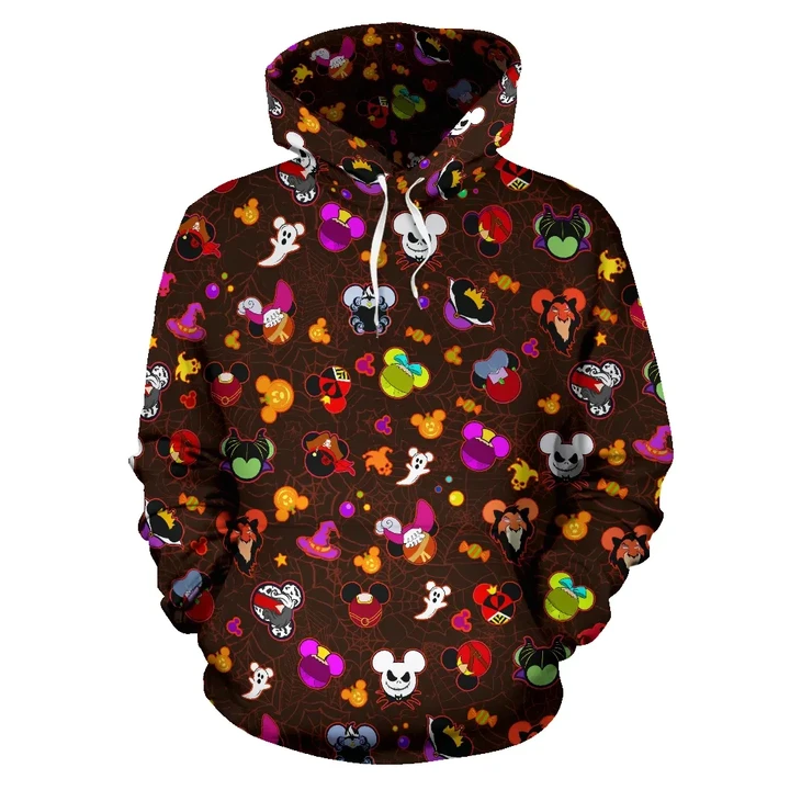 [Express Line Product+ 12$] Halloween Villain All Over Hoodie