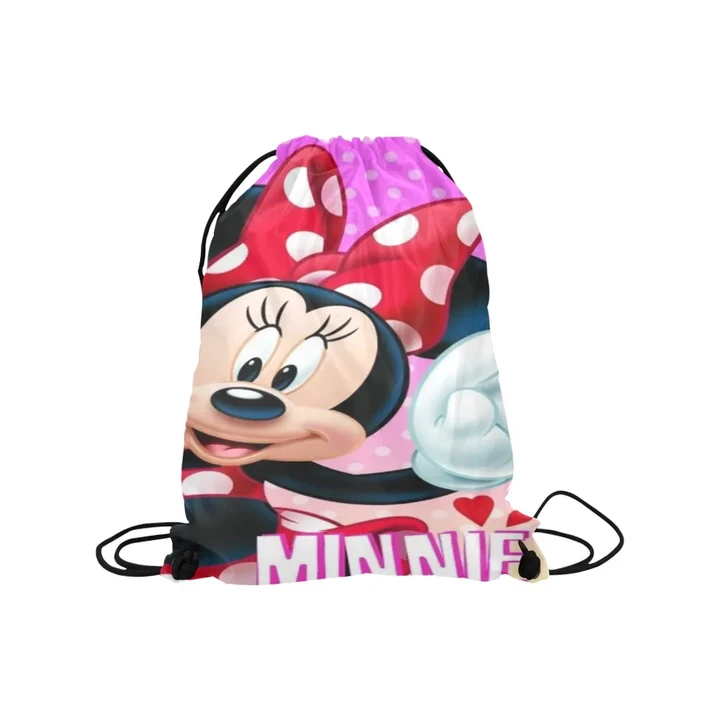 Minnie Cute Medium Drawstring Bag