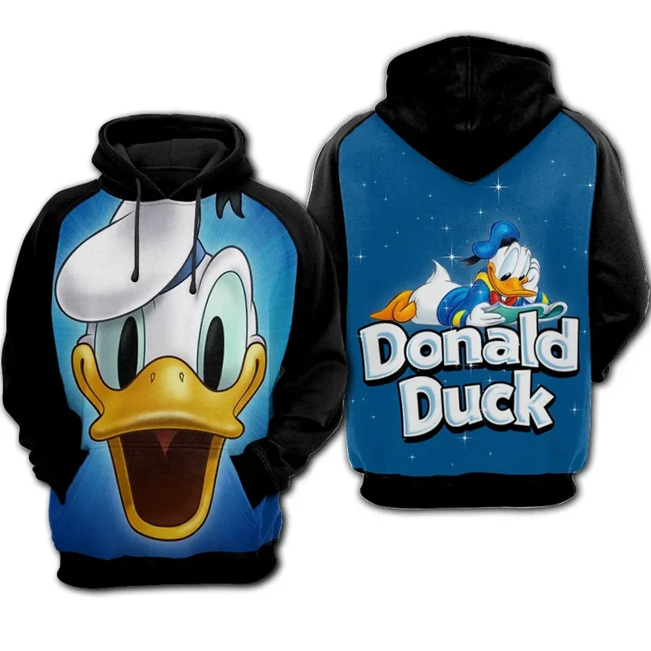 Donald Duck Face Hoodie