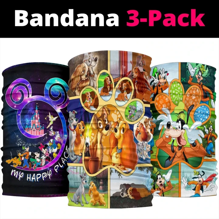 Gf-& LD&TT- Disney Bandana 3pcs/pack