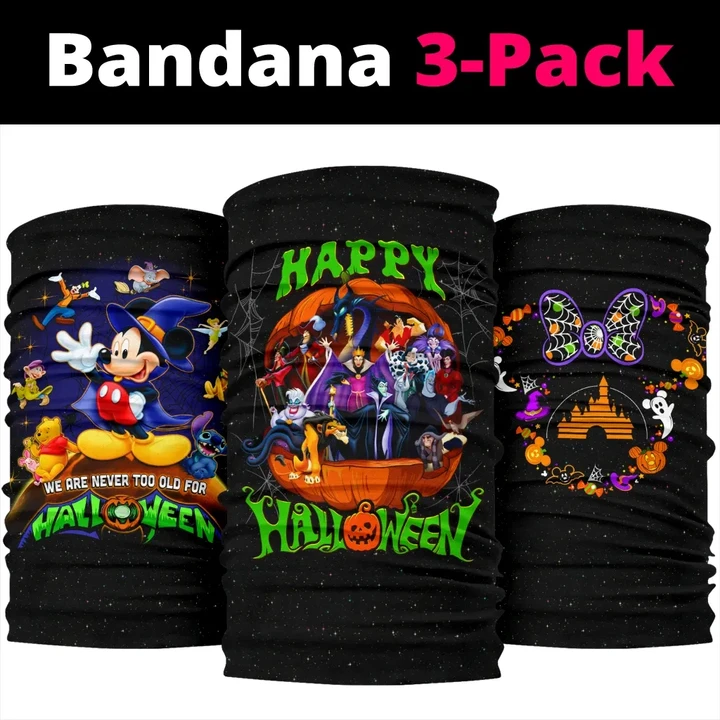 Happy Halloween Bandana 3pcs/pack