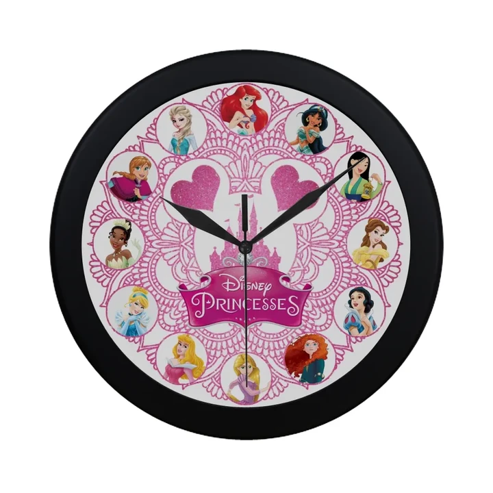 Disney Princess Circular Plastic Wall clock
