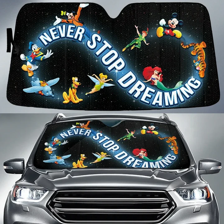 Never Stop Dreaming Auto Sun Shade