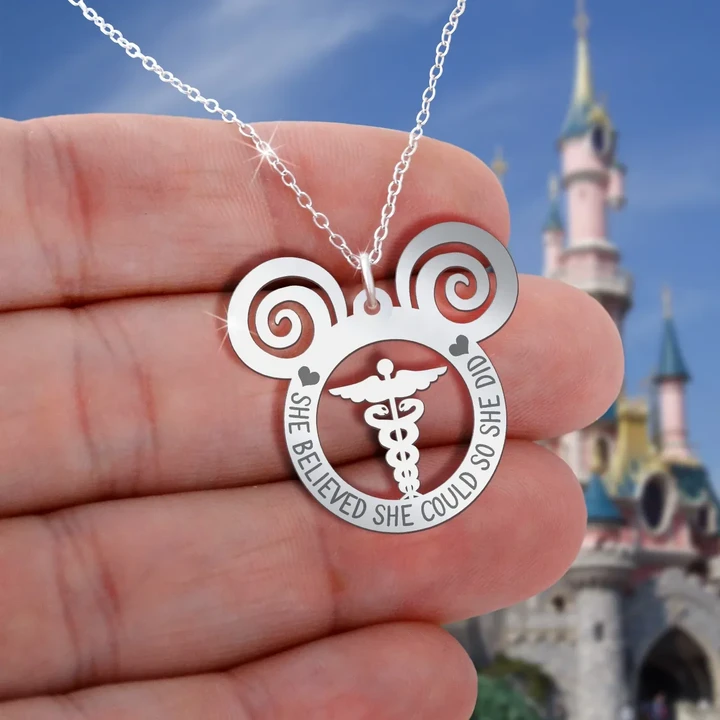 Nurse Mickey Necklace [CORONA UPDATE: SHIPPING TO CANADA & AUSTRALIA IS UNAVAILABLE AT THE MOMENT]