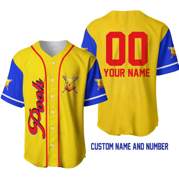 PO Baseball Jersey Custom Name & Number