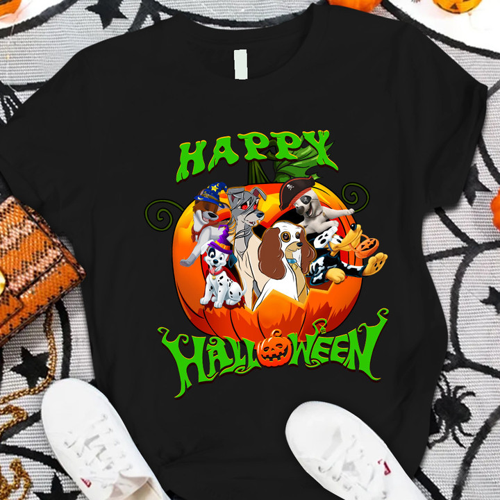 DN Dog Pumpkin Halloween T-Shirt