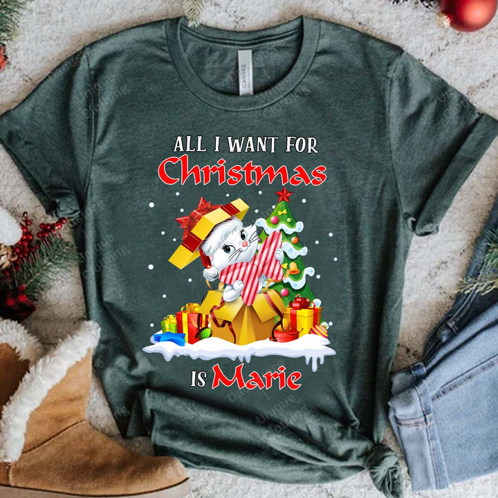 MR CAT Want Christmas T-Shirt