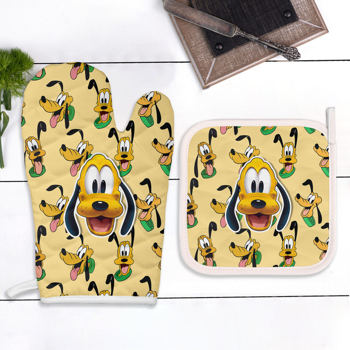 Plu Combo 2 Oven mitts and 1 Pot-Holder