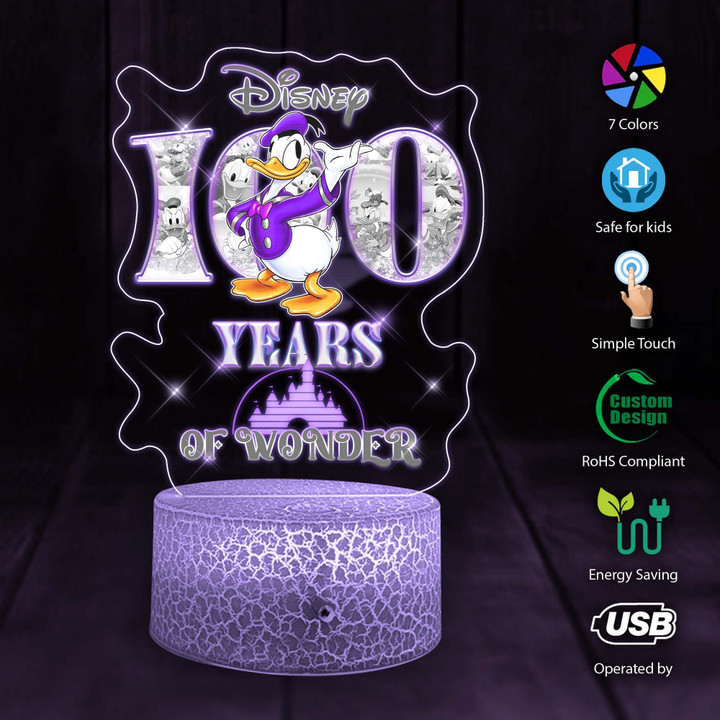 DND 100 Years of Wonder 3D Led Light