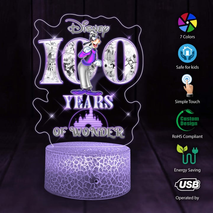 GF 100 Years of Wonder 3D Led Light