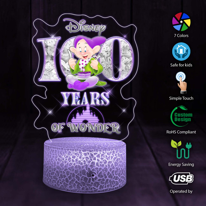 DP 100 Years of Wonder 3D Led Light