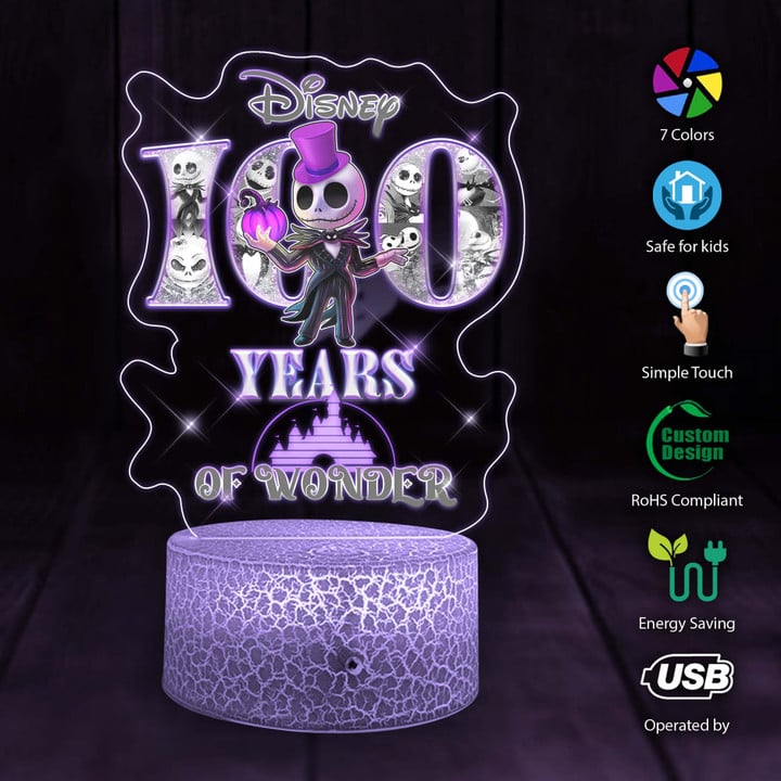 JS 100 Years of Wonder 3D Led Light