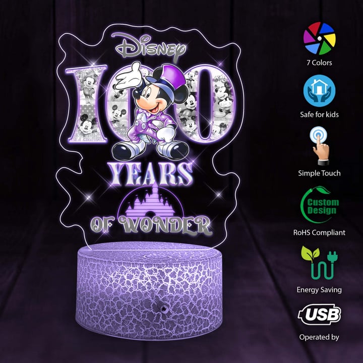MK 100 Years of Wonder 3D Led Light