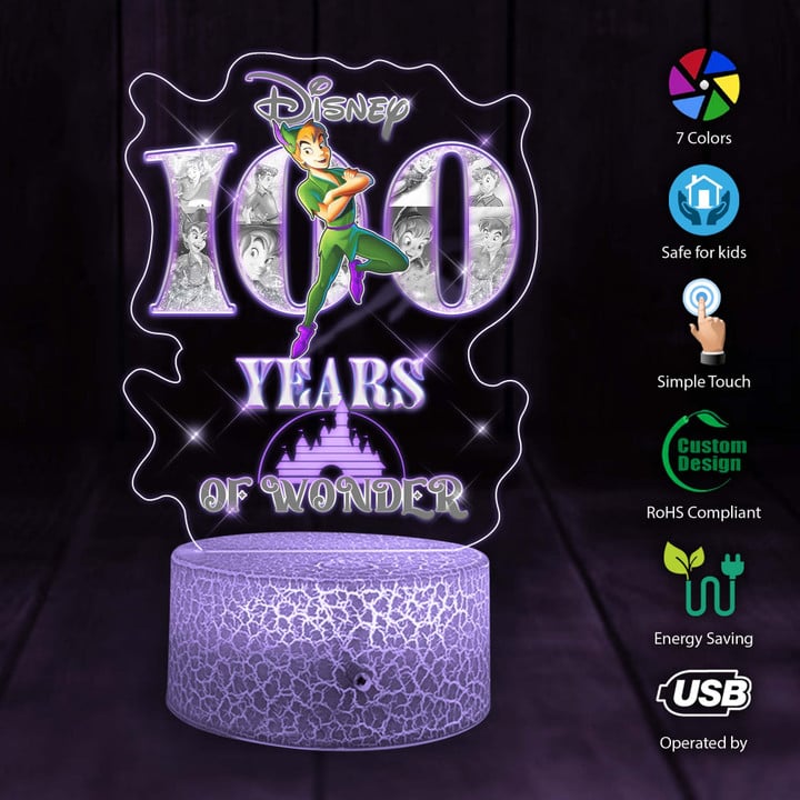 PTP 100 Years of Wonder 3D Led Light