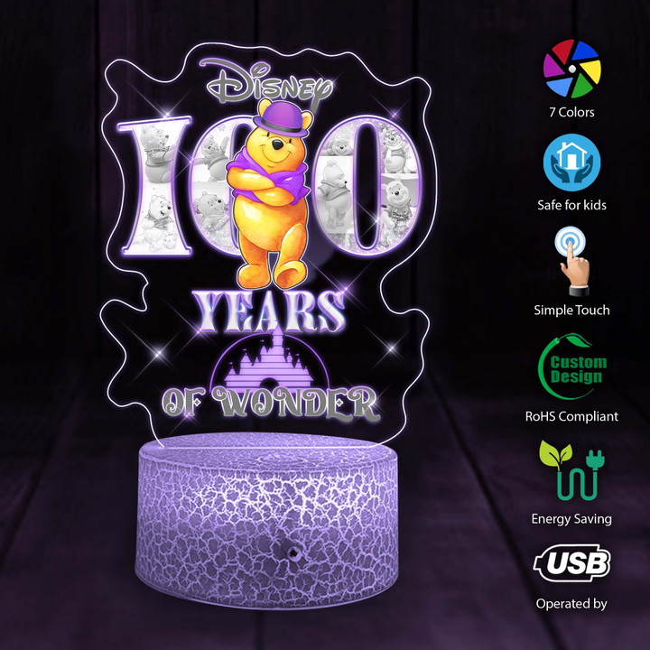 PO 100 Years of Wonder 3D Led Light