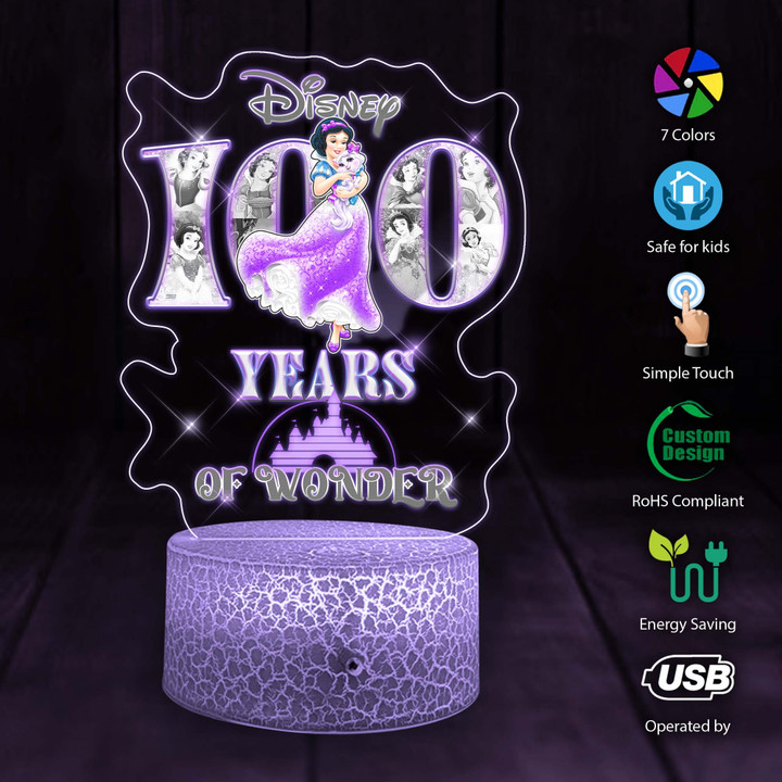 SW 100 Years of Wonder 3D Led Light