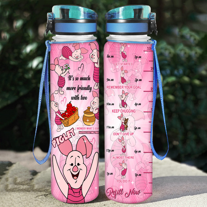 PL Quotes Water Tracker Bottle