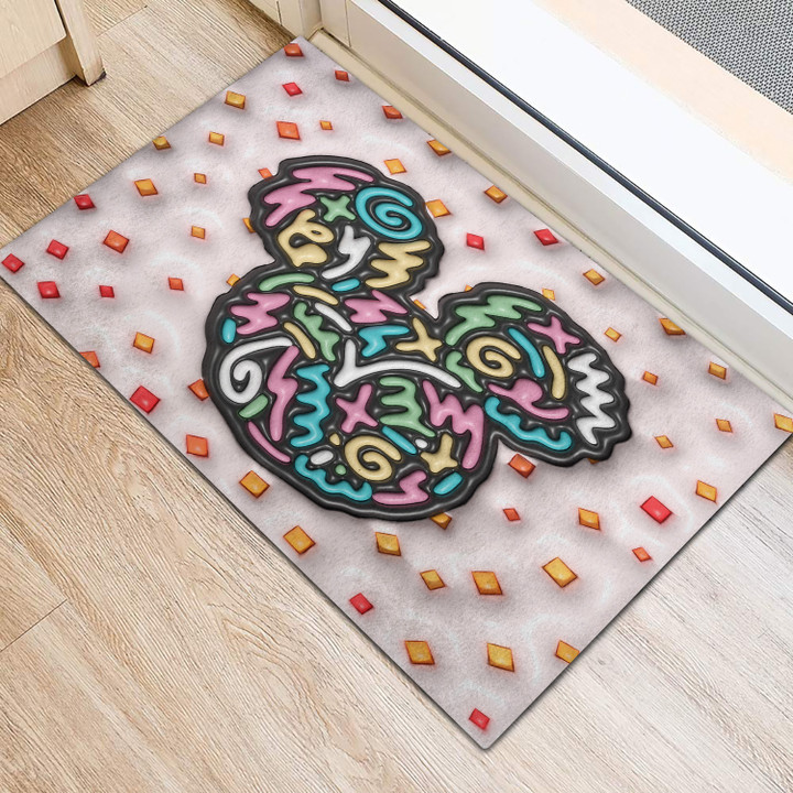 MK Head - 3D Rubber Base Doormat