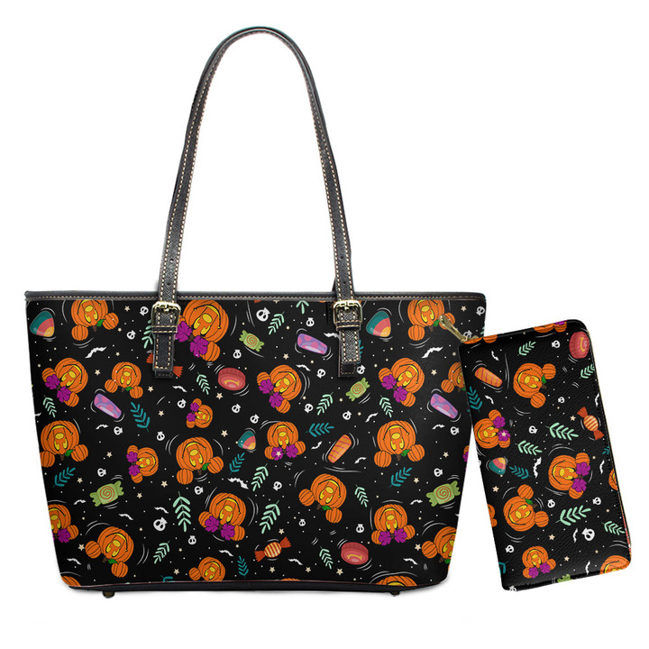 MK1 Halloween Leather Tote Bag and Wallet