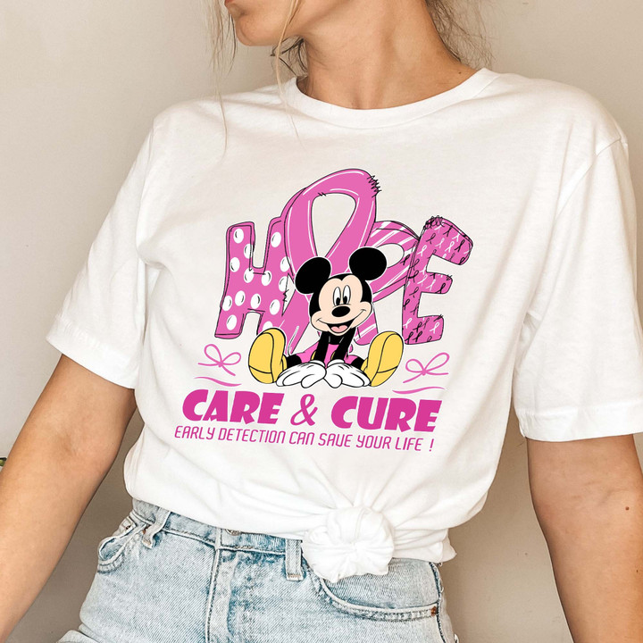 MK Hope Care & Cure Breast Cancer T-Shirt