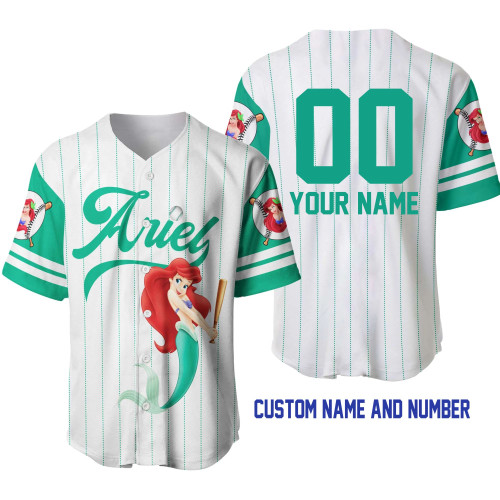 Princess Ari Baseball Jersey Custom Name & Number