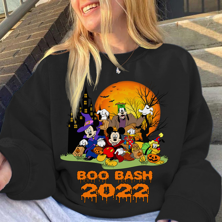MK&FRS Boo Bash Halloween Mix Unisex Sweatshirt (Made in USA) [5-10 Days Delivery]