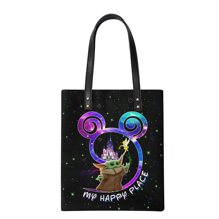 BYD My Happy Place Leather Ordinary Tote Bag Set