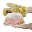 BEL Combo 2 Oven mitts and 1 Pot-Holder