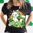 MR CAT Rainbow Patrick's Day T-Shirt