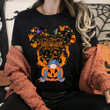 EY Wearing Pumpkin Halloween T-Shirt