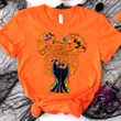 MALEF Wearing Pumpkin Halloween T-Shirt