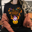 MR CAT Wearing Pumpkin Halloween T-Shirt