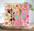 MN Flower - 3D Inflated Skinny Tumbler