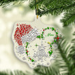 DN2 Christmas Ornament Custom Name - 1-side Transparent Mica
