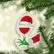GR2 Hand Christmas Ornament - 1-side Transparent Mica