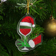 GR2 Hand Christmas Ornament - 1-side Transparent Mica