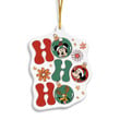 MMP Hohoho Christmas Ornament - 1-side Transparent Mica